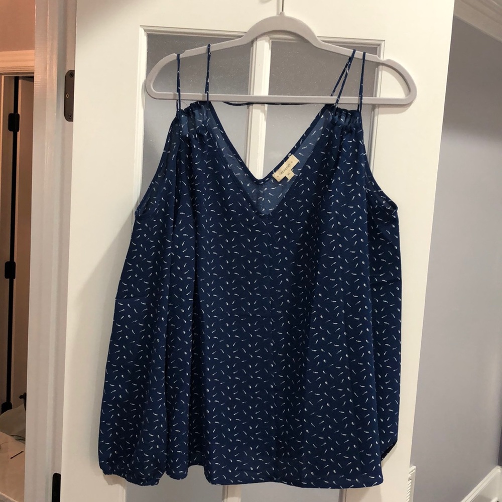 Cold shoulder blouse